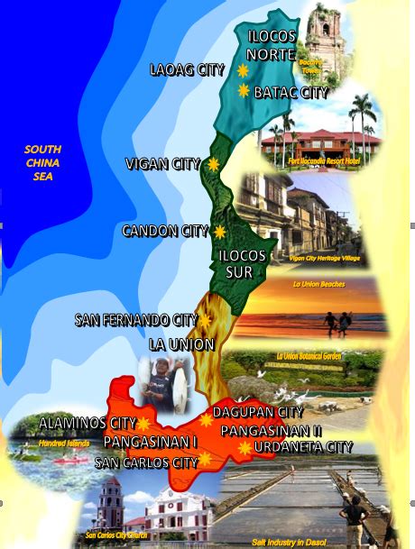 Philippine Map Region 1