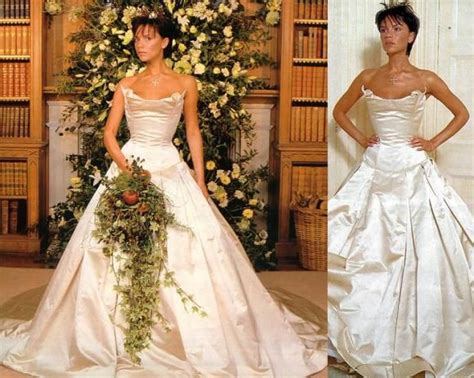 Celebrity Weddings Fan Art: Victoria Beckham | Famous wedding dresses ...