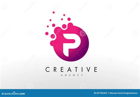 Letter P Logo. P Letter Design Vector Stock Vector - Illustration of ...