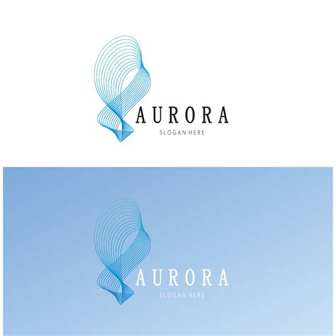 aurora logo design icon illustration vector template 24097689 Vector ...