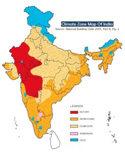 Climate zones in India | NDTV Design And Architecture Awards 2017