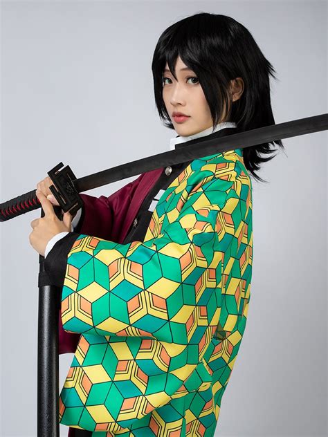 Demon Slayer : Kimetsu no Yaiba Tomioka Giyuu Cosplay Costume cp05109 ...