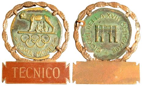 Rome 1960 Summer Olympics Boxing Officials Badge – Finncoin.com