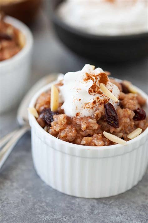 Slow Cooker Coconut Rice Pudding Recipe | The Foodie Dietitian | Kara Lydon