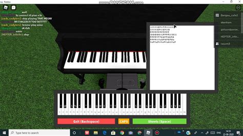 Piano Sheets Roblox – ResepKuIni