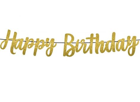 Gold Happy Birthday Banner Png | ubicaciondepersonas.cdmx.gob.mx