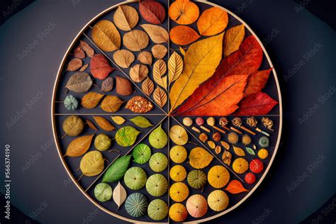 colorful leaves in a Fibonacci sequence - Fibonacci sequence series ...