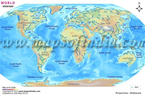 World Map Of Major Rivers – The World Map