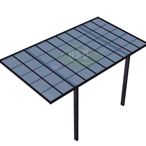 Modern Design Single L-type Flat Roof Carport Kits - UNQ