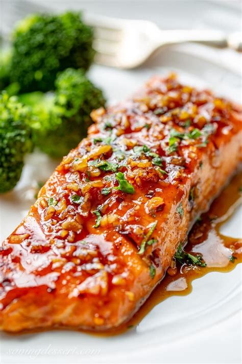 Spicy Honey Glazed Salmon Recipe - Saving Room for Dessert