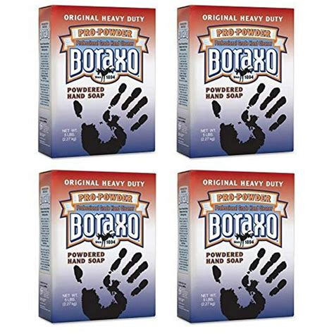 Boraxo Heavy Duty Powder Hand Soap, 5 lb (Pack of 4) - Walmart.com ...