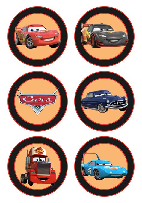 Disney Cars Cake Toppers - 10 Free PDF Printables | Printablee