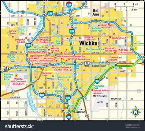 Map Of Wichita Ks | World Map 07