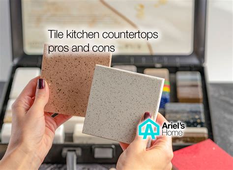 Tile kitchen countertops pros and cons (2024) - Ariel's Home