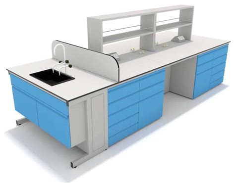 Vivan Interio lab furnitures laboratory tables work bench with drawers ...