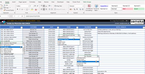 Excel CRM Template | Manage your CRM System in Excel!