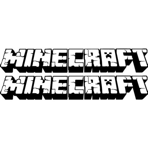 X Minecraft Logo Sticker Decal Decal Stickers Decalshouse | The Best ...