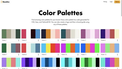 Color palettes for your inspiration | Baseline