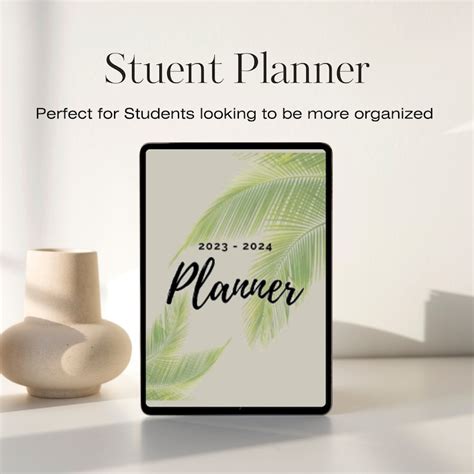 Student Planner 2023-2024 Printable Student Study Guides Student ...