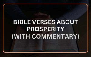 20 Important Bible Verses About Prosperity (With Commentary ...