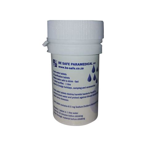 Water Purification Tablets - Be Safe Paramedical