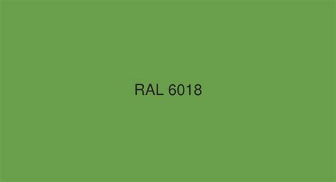 RAL Yellow green [RAL 6018] Color in RAL Classic chart