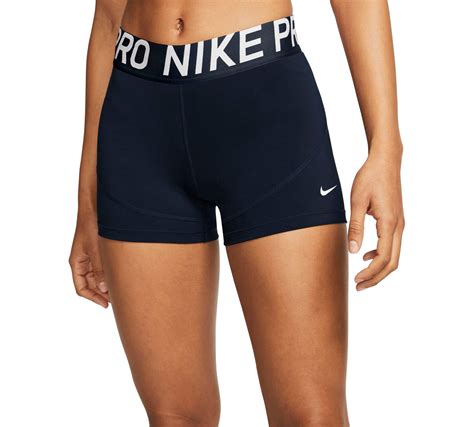 Nike [S] Women's Pro 3'' Training Compression Shorts, Obsidian Blue ...