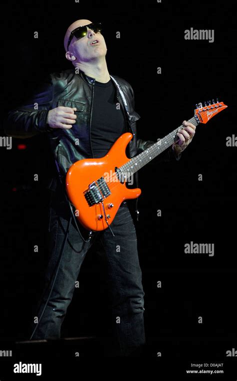 Joe Satriani performing live on stage at Massey Hall. Toronto, Canada ...