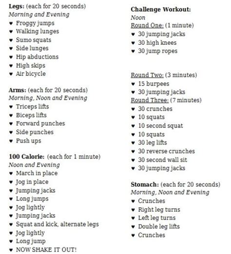 Exercise Routines: Daily Exercise Routines At Home