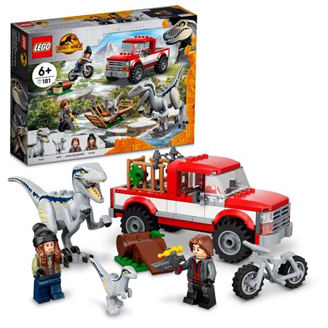 LEGO Jurassic World Blue & Beta Velociraptor Capture 76946 Dinosaur ...