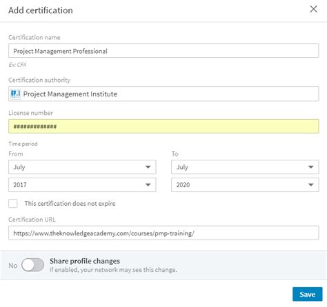 How to add PMP® credential to your LinkedIn - United Kingdom