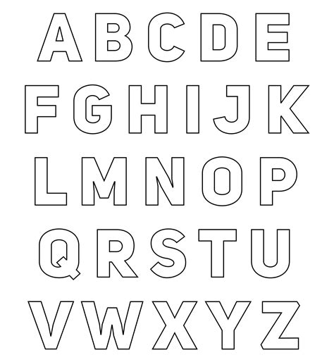 10 Best Printable Cut Out Letters - printablee.com