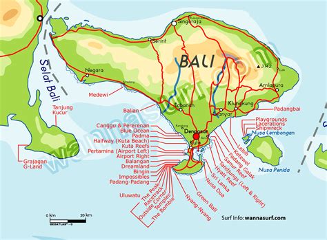 Discovering Bali: A Guide To The Map Of Bali Indonesia - Map Of The Usa