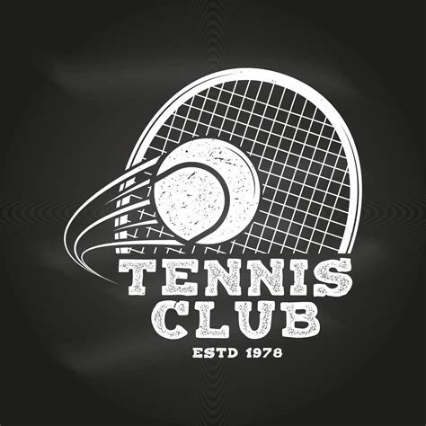 Tennis club. Vector illustration. 13275442 Vector Art at Vecteezy