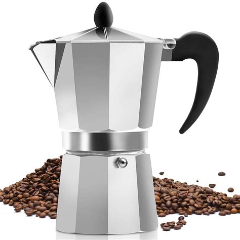 Classic Stovetop Italian Style Espresso Maker - 3 Espresso Cups ...