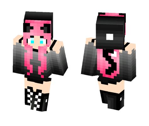 Download Cute cat girl Minecraft Skin for Free. SuperMinecraftSkins