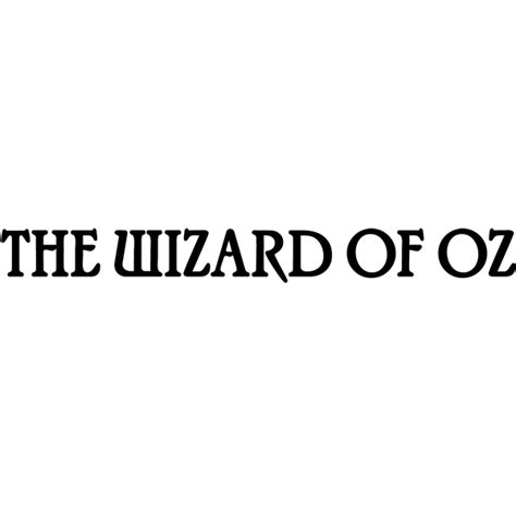 The Wizard Of Oz font download - Famous Fonts