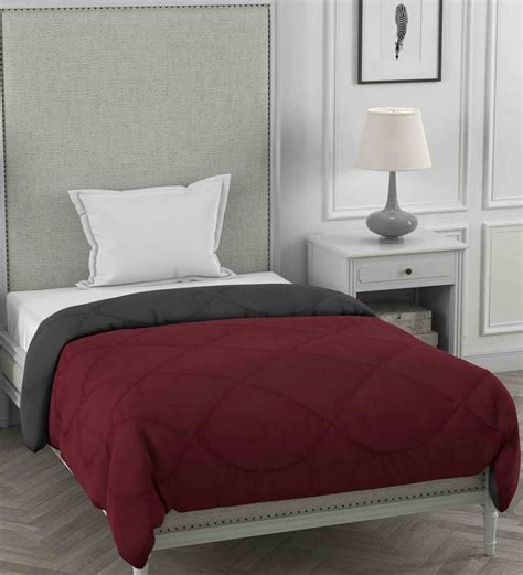 Buy Red Cotton 250 AC Room Single Bed Comforter at 75% OFF by Jaipur ...