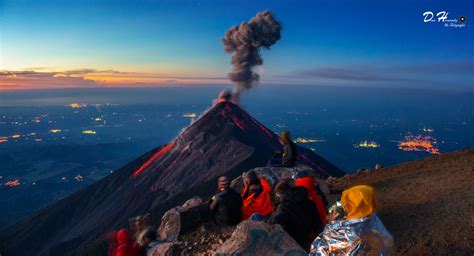 Fuego Volcano Eruption Viewed From Vulcan de Acatenango Photographer ...