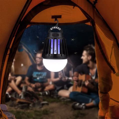 Enkeeo Camping Lights for Tents Lantern with Mosquito Killer Waterproof ...