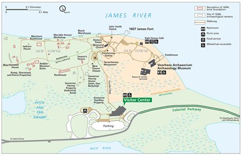 Map Jamestown Settlement - Share Map