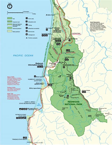 Map of Redwood - Park JunkiePark Junkie