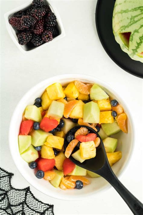 Halloween Fruit Salad | Easy Wholesome