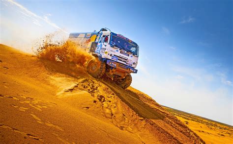 Rally, desert, racing, truck, vehicle HD Wallpaper