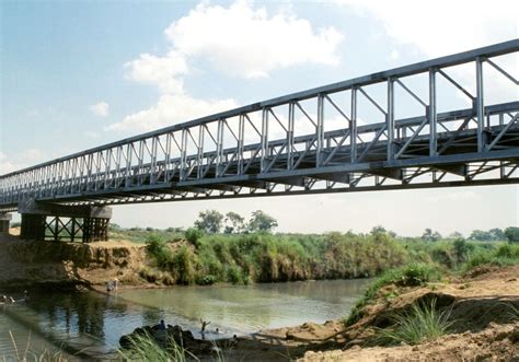 Professional Steel Structure Bridge / cantilever truss bridge Long Life