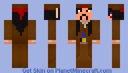 Captain Jack Sparrow Minecraft Skin