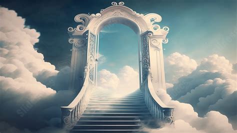 Heaven Gate Powerpoint Background For Free Download - Slidesdocs