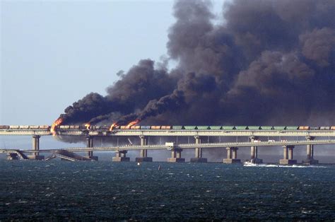 Moscow rushes to repair Crimean bridge after fiery explosion – POLITICO