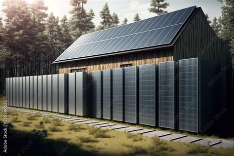 House Fence Made Of Solar Panels, Created With Generative, 55% OFF