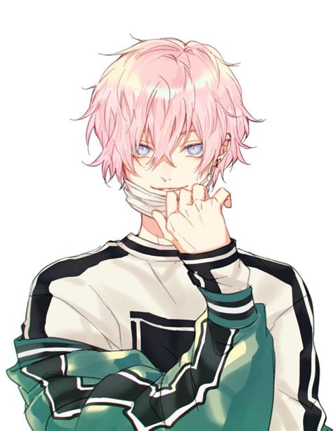 Anime Guy With Pink Hair